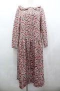 ATSUKI ONISHI / 花柄ワンピース  ピンク I-26-02-13-073-LO-OP-SA-ZI