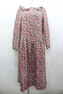 画像1: ATSUKI ONISHI / 花柄ワンピース  ピンク I-26-02-13-073-LO-OP-SA-ZI