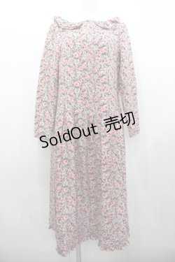 画像1: ATSUKI ONISHI / 花柄ワンピース  ピンク I-26-02-13-073-LO-OP-SA-ZI