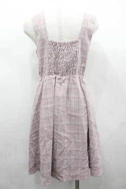 画像3: axes femme / チェック柄ジャンパースカート  ピンク I-26-02-13-074-AX-OP-SA-ZI