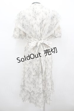 画像4: Amavel / Feminine Laceワンピース  アイボリーＸ黒 I-26-02-13-075-CA-OP-SA-ZI