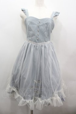 画像1: Amavel / 天使と悪魔のささやきワンピース  サックス I-26-02-13-080-CA-OP-SA-ZI