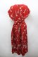 画像2: PINK HOUSE / チューリップ柄ワンピース  レッド I-26-02-13-083-LO-OP-SA-ZI (2)