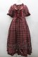 画像1: PINK HOUSE / オジリナルタータンワンピース  赤 I-26-02-13-085-LO-OP-TE-ZI (1)