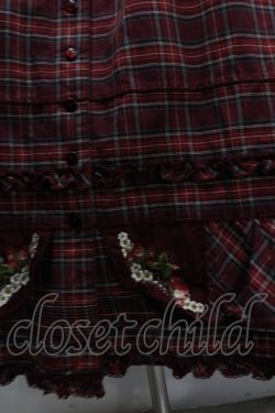 画像2: PINK HOUSE / オジリナルタータンワンピース  赤 I-26-02-13-085-LO-OP-TE-ZI