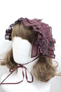 画像5: culumi lolita / はしごレースリボンワンピース&コルセットデザイン  ボルドー I-26-02-13-089-LO-OP-SA-ZI