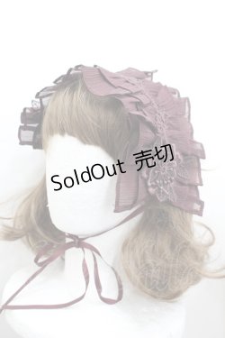 画像5: culumi lolita / はしごレースリボンワンピース&コルセットデザイン  ボルドー I-26-02-13-089-LO-OP-SA-ZI