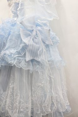 画像2: Red Maria / シフォンリボンジャンパースカート  サックス I-26-02-13-092-EL-OP-SA-ZI