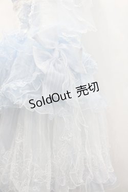 画像2: Red Maria / シフォンリボンジャンパースカート  サックス I-26-02-13-092-EL-OP-SA-ZI