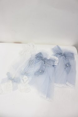 画像6: Red Maria / シフォンリボンジャンパースカート  サックス I-26-02-13-092-EL-OP-SA-ZI