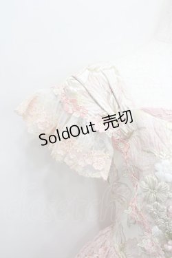 画像3: WUMENPSMFL / フラワー刺繍レース切替ビスチェジャンパースカート  ピンク I-26-02-13-093-LO-OP-SA-ZI