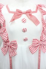 画像2: Angelic Pretty / ふんわりパフェワンピース  白ｘ赤 I-26-02-13-096-AP-OP-SA-ZI (2)