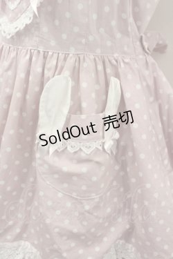 画像3: BABY,THE STARS SHINE BRIGHT / Milky Dot うさぎさんジャンパースカート  ピンク I-26-02-13-099-BA-OP-SA-ZI