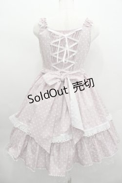 画像4: BABY,THE STARS SHINE BRIGHT / Milky Dot うさぎさんジャンパースカート  ピンク I-26-02-13-099-BA-OP-SA-ZI