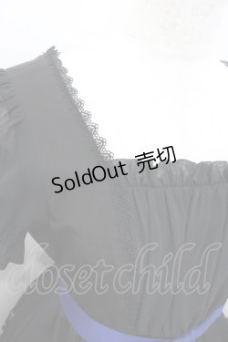 画像3: Moi-meme-Moitie / ステンドグラスプリントサテンワンピース 2 黒×青 I-26-02-13-101-MO-OP-TE-ZI