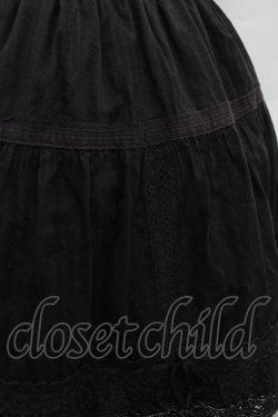 画像3: BABY,THE STARS SHINE BRIGHT / からみスカート  黒 I-26-02-13-104-BA-SK-SA-ZI