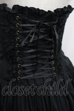 画像2: ATELIER PIERROT / コルセットロングスカート  黒 I-26-02-13-105-EL-SK-SA-ZI