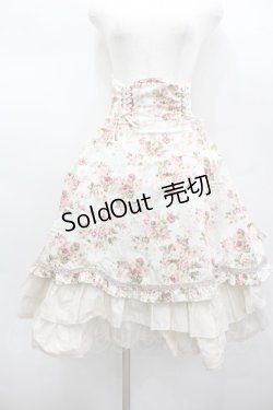 画像1: Victorian maiden / ロココブーケスカラップスカート  ロココピンク I-26-02-13-106-CL-SK-SA-ZI