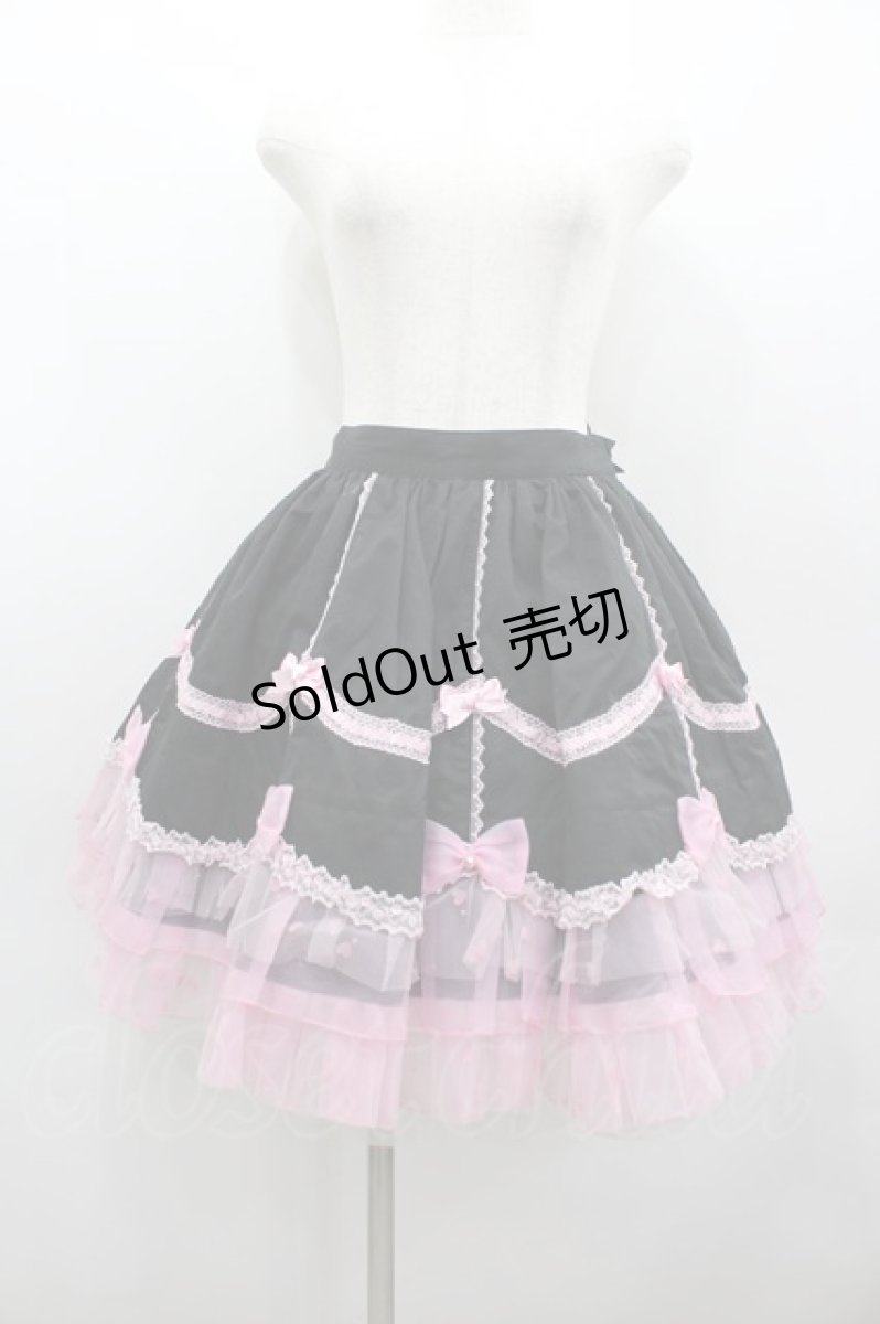 画像1: Angelic Pretty / Dream Dollスカート【初版】  黒Ｘピンク I-26-02-13-107-AP-SK-SA-ZI (1)