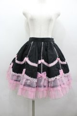 Angelic Pretty / Dream Dollスカート【初版】  黒Ｘピンク I-26-02-13-107-AP-SK-SA-ZI