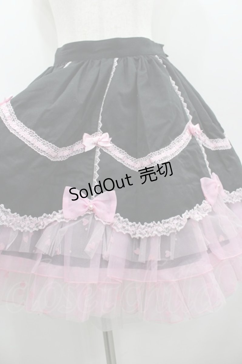 画像2: Angelic Pretty / Dream Dollスカート【初版】  黒Ｘピンク I-26-02-13-107-AP-SK-SA-ZI (2)