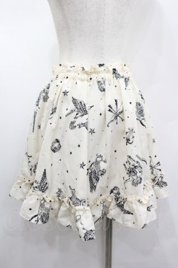 画像2: Ank Rouge / 星座柄スカート  アイボリーＸ黒 I-26-02-13-108-CA-SK-SA-ZI