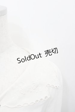 画像2: an another angelus / ローズ刺繍ハシゴカットワーク衿ブラウス F アイボリー I-26-02-13-012-CA-BL-TE-ZI