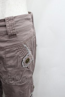 画像2: axes femme / サイド編み上げポケットデザインパンツ  ピンク I-26-02-13-111-AX-PA-SA-ZI