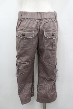 画像3: axes femme / サイド編み上げポケットデザインパンツ  ピンク I-26-02-13-111-AX-PA-SA-ZI