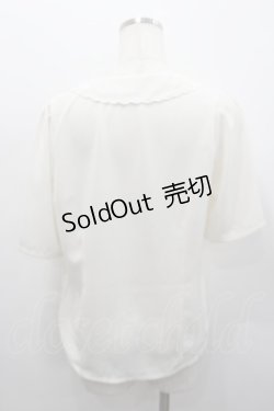 画像3: an another angelus / ローズ刺繍ハシゴカットワーク衿ブラウス F アイボリー I-26-02-13-012-CA-BL-TE-ZI