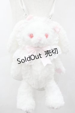 画像1: BABY,THE STARS SHINE BRIGHT / うさくみゃポシェット  白 I-26-02-13-114-BA-AC-SA-ZI
