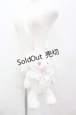 画像2: BABY,THE STARS SHINE BRIGHT / うさくみゃポシェット  白 I-26-02-13-114-BA-AC-SA-ZI