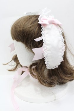 画像1: BABY,THE STARS SHINE BRIGHT / うさくみゃちゃんのうさみみヘッドドレス  ピンク I-26-02-13-119-BA-AC-SA-ZI