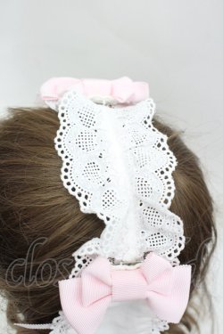 画像2: BABY,THE STARS SHINE BRIGHT / うさくみゃちゃんのうさみみヘッドドレス  ピンク I-26-02-13-119-BA-AC-SA-ZI