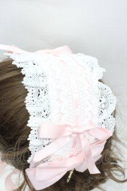 画像2: BABY,THE STARS SHINE BRIGHT / プリンセスドロップヘッドドレス  白Ｘピンク I-26-02-13-120-BA-AC-SA-ZI