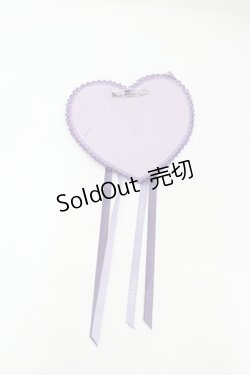 画像2: PINK HOUSE / リトルヴァイオレット刺繍ハートワッペン  パープル I-26-02-13-125-LO-ZA-TE-ZI