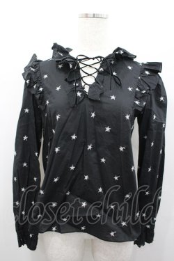 画像1: MILK / ブリリアントブラウス  ブラック I-26-02-13-014-ML-BL-SA-ZI