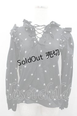 画像1: MILK / ブリリアントブラウス  ブラック I-26-02-13-014-ML-BL-SA-ZI