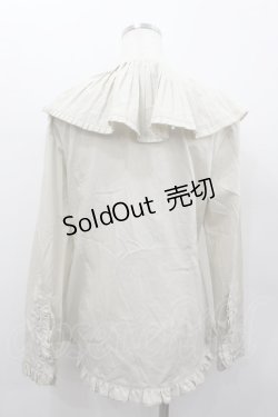 画像3: ATSUKI ONISHI / ピエロカラーブラウス  ベージュ I-26-02-13-016-LO-BL-SA-ZI