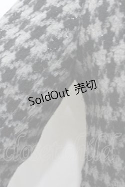 画像2: axes femme / ラメ千鳥格子コート  黒Ｘグレー I-26-02-13-002-AX-CO-SA-ZI