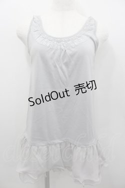 画像1: axes femme / 肩透けロングタンク  グレー I-26-02-13-021-AX-TO-SA-ZI