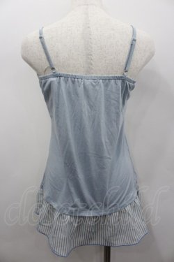 画像3: axes femme / /レースリボンキャミソール  サックス I-26-02-13-022-AX-TO-SA-ZI