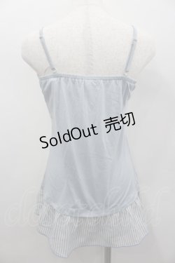 画像3: axes femme / /レースリボンキャミソール  サックス I-26-02-13-022-AX-TO-SA-ZI