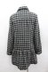 画像3: axes femme / ラメ千鳥格子コート  黒Ｘグレー I-26-02-13-002-AX-CO-SA-ZI (3)