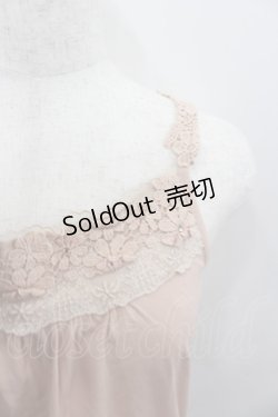 画像2: axes femme / 花モチーフタンクトップ  ピンク I-26-02-13-025-AX-TO-SA-ZI