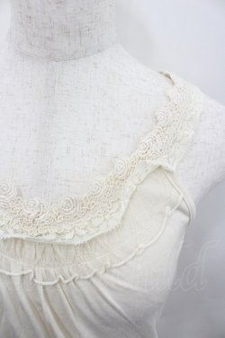 画像2: axes femme / 裾2段チュールロングタンク  アイボリー I-26-02-13-028-AX-TO-SA-ZI