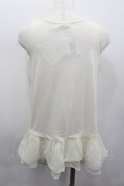 画像3: axes femme / 肩透けロングタンク  アイボリー I-26-02-13-029-AX-TO-SA-ZI