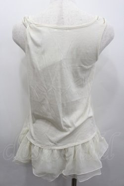 画像3: axes femme / 肩透けロングタンク  アイボリー I-26-02-13-030-AX-TO-SA-ZI