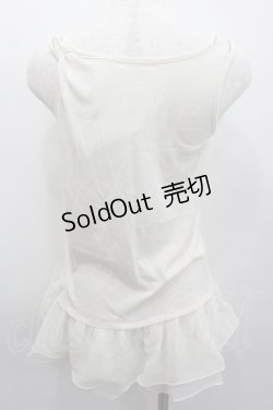 画像3: axes femme / 肩透けロングタンク  アイボリー I-26-02-13-030-AX-TO-SA-ZI