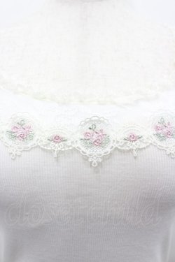 画像2: axes femme / パット付きレースキャミソール  アイボリー I-26-02-15-035-AX-TO-SA-ZI